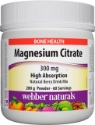  Магнезий цитрат  300 mg  пудра   Webber Naturals  Magnesium Citrate 