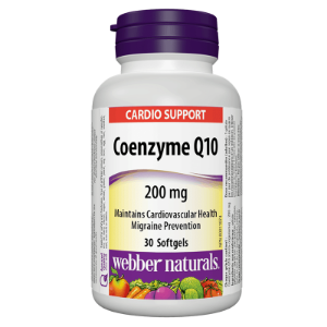 Коензим Q10 200 mg 30 софтгел капс. Webber Naturals Coenzyme Q10