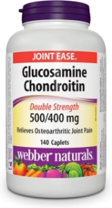 Глюкозамин  хондроитин 500/400 mg + Витамин D3  300 капс.   Webber Naturals  Glucosamine Chondroitin  with Vitamin D3