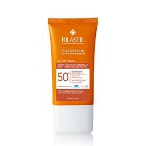 Хидратиращ слънцезащитен крем  SPF 50+ 50 ml    RILASTIL  SUN SYSTEM  PPT VELVET CREAM
