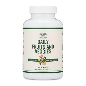 Витаминен бустер  екстракти от плодове и зеленчуци  180 капс.   Double Wood Supplements  Daily Fruit & Veggie 