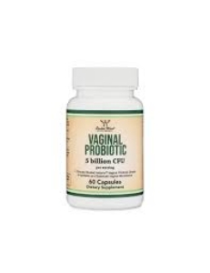 Пробиотик за  вагинална флора  5 млрд. активни пробиотици 60 капс.   Double Wood Supplements   Vaginal Probiotic