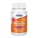 Витамин Д3 10000 IU 120 софтгел капс.  NOW Foods  Vitamin D3 