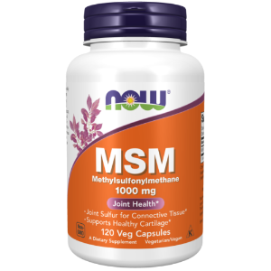 Метилсулфонилметан МСМ 1000 mg 120 вег. капс. NOW Foods MSM