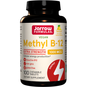  Витамин B12 1000 mcg  100  дъвч.табл.   Jarrow Formulas  Methyl B-12 Lemon