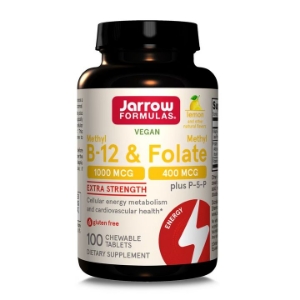 Метилкобаламин  1000 mcg  и метил фолат 400 mcg  100 дъвч.табл.  Jarrow Formulas Methyl B-12 & Methyl Folate