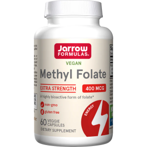 Фолат 400mcg  60 вег.капс.  Jarrow Formulas  Methyl Folate  