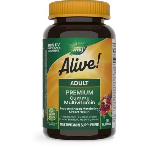 Алайв Мултивитмини за възрастни 90 желирани табл. Alive Adult Multi Gummies