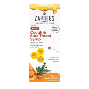 ЗАРБИС СИРОП ЗА КАШЛИЦА  150 ml    Zarbee’s® Adult Cough & Sore Throat Syrup​