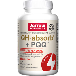 Убиквинол + Пиролохинолин хинон 30 капс. Jarrow Formulas  QH+ PQQ™ Ubiquinol + Pyrroloquinoline Quinone