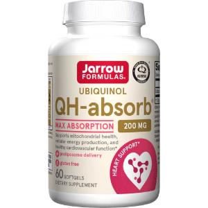 Убиквинол с висока абсорбация 60 софтгел капс. 200 mg Jarrow Formulas Ubiquinol QH-absorb®
