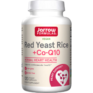 Червен ориз дрожди + Коензим Q10  120 вег.капс.  Jarrow Formulas  Red Yeast Rice