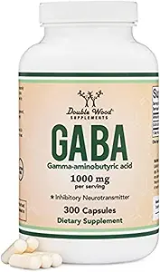 Габа гама аминобутирова киселина 1000 mg 300 kaпс.  Double Wood Supplements   GABA