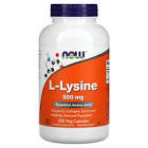 Л-ЛИЗИН 500mg 250 табл. NOW Foods L-Lysine