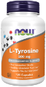 Л-Тирозин 750 mg  90  вег.капс.  NOW Foods  L-Tyrosine  Extra Strength