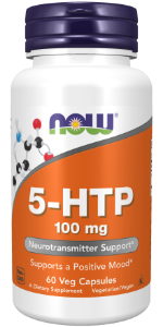 5-ХИДРОКСИТРИПТОФАН 100 mg  60 вег. капс. NOW Foods 5-HTP