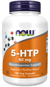 5-ХИДРОКСИТРИПТОФАН 50 mg  180 вег. капс. NOW Foods 5-HTP