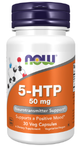 5-ХИДРОКСИТРИПТОФАН 50 mg  30 вег. капс. NOW Foods 5-HTP