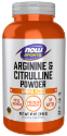 L-аргинин и L-цитрулин 340g пудра  NOW Sports Arginine & Citrulline Powder