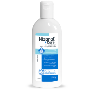 Низорал® Кеър шампоан за сух пърхот 200 ml   Nizoral® Care Dry & Sensitive Scalp Shampoo