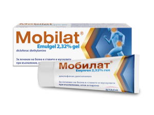Мобилат Емулгел 23,2 mg/g гел 50g  	Mobilat Emulgel gel