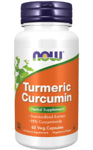 Куркума  екстракт 60 вег.капс.   NOW Foods  Turmeric Curcumin