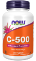 Витамин С  500  250  табл. NOW Foods  Vitamin C