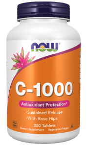 Витамин С 1000  постепенно освобождаване  250 табл.  Now Foods  Vitamin C 1000 Sustained Release Tablets