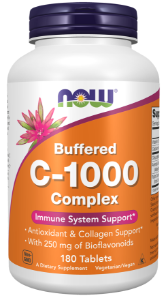Витамин С 1000 комплекс 180 табл. Now Foods Vitamin C-1000 Complex