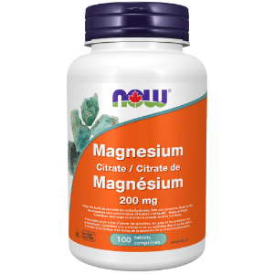 Магнезий цитрат 200 mg  100 табл.   NOW Foods  Magnesium Citrate