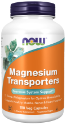 Магнезий с високо усвояване  180 вег.капс.   NOW Foods  Magnesium Transporters