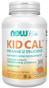 КАЛЦИЙ И МАГНЕЗИЙ ЗА ДЕЦА  120 дъвч.табл.  NOW Kids  Kid Cal™