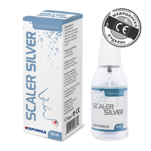 Наносребърна вода 50 ml Scaler Silver spray 