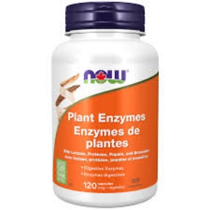 Храносмилателни ензими комплекс 120 вег.капс.  Now Foods Plant Enzymes 