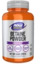 Бетаин (триметилглицин) пудра 170g   NOW  Sports  Betaine Powder