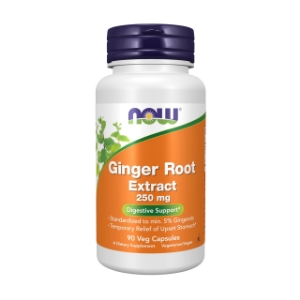 Екстракт  от  Джинджифил корен  250 mg 90 вег.капс.   NOW  Ginger Root Extract 