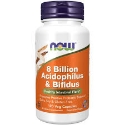 Пробиотик за здравословна чревна флора 120 вег.капс. NOW 8 Billion Acidophilus & Bifidus