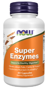 Храносмилателни ензими 90  капс. NOW  Super Enzymes Capsules