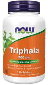 ТРИФАЛА 500 mg  120 табл.. NOW  TRIPHALA