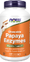 Папая Eнзими 360 дъвчащи табл. Now Papaya Enzyme Lozenges