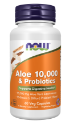 АЛОЕ ВЕРА  ПРОБИОТИЦИ  60 вег.капс.  NOW   Aloe 10,000 & Probiotics