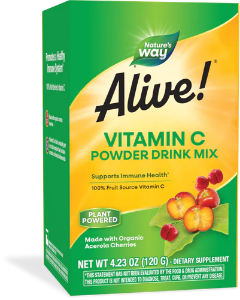Алайв Витамин С 500 mg x 120 g пудра Alive Vitamin C Powder  Drink Mix