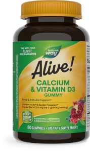 Алайв Калций+Витамин D3 60 желирани табл. Alive Calcium  & Vitamin D3  Gummies 