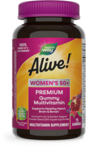 Алайв Мултивитамини за Жени 50+ 75 желирани табл. Alive! Women’s 50+ Gummy Multi