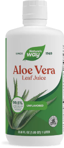 АЛОЕ ВЕРА СОК ОТ ЦЕЛИ ЛИСТА 1 L Aloe Vera Leaf Juice Nature's Way