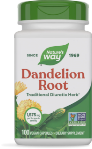 Глухарче корен 525 mg 100 капс. Nature's Way Dandelion Root