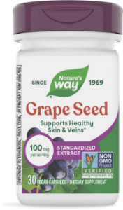Гроздово семе 100 mg 30 капс. Nature's Way Grape Seed