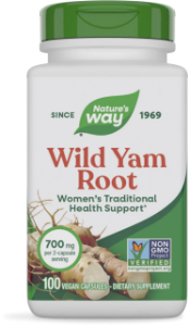 ДИВ ЯМ  (СЛАДЪК КАРТОФ) КОРЕН 700mg 100 вег.капс. Nature's Way Wild Yam Root  