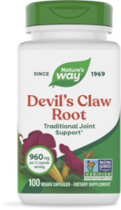 Дяволски нокът корен 480 mg 100 капс. Nature's Way Devil’s Claw Root