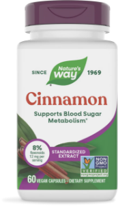 Канела  400 mg 60 вег. капс.  Nature's Way Cinnamon